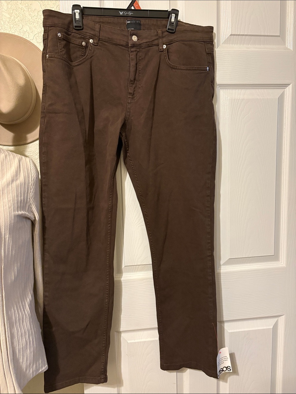 ASOS Brown Men's Slim Pants